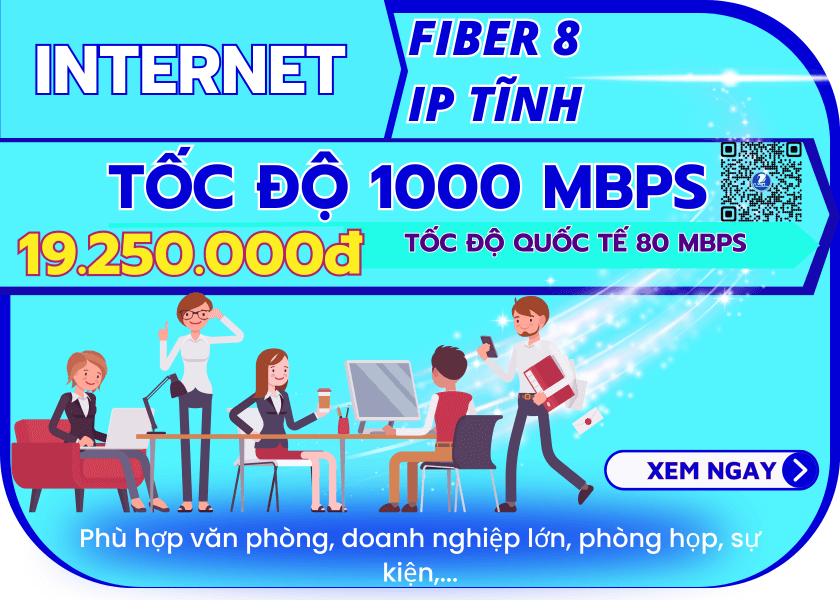 Fiber8 - IP Tĩnh
