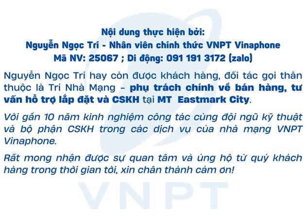 Trí nhà mạng lắp mạng tại Mt eastmark city