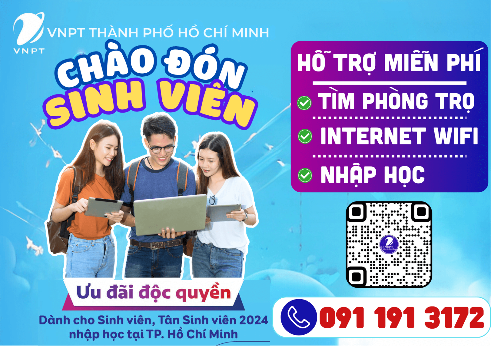 VNPT Tìm nhà trọ cùng Sinh Viên